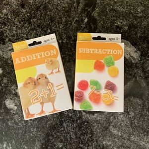 Addition and subtraction flash cards
